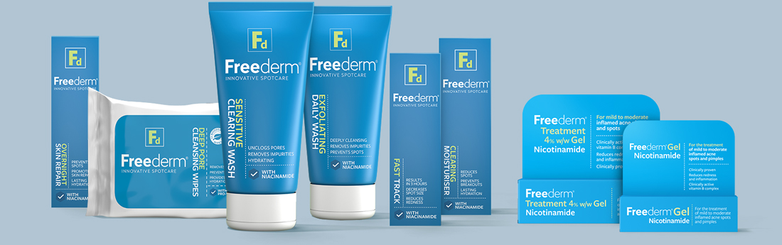 The Freederm range